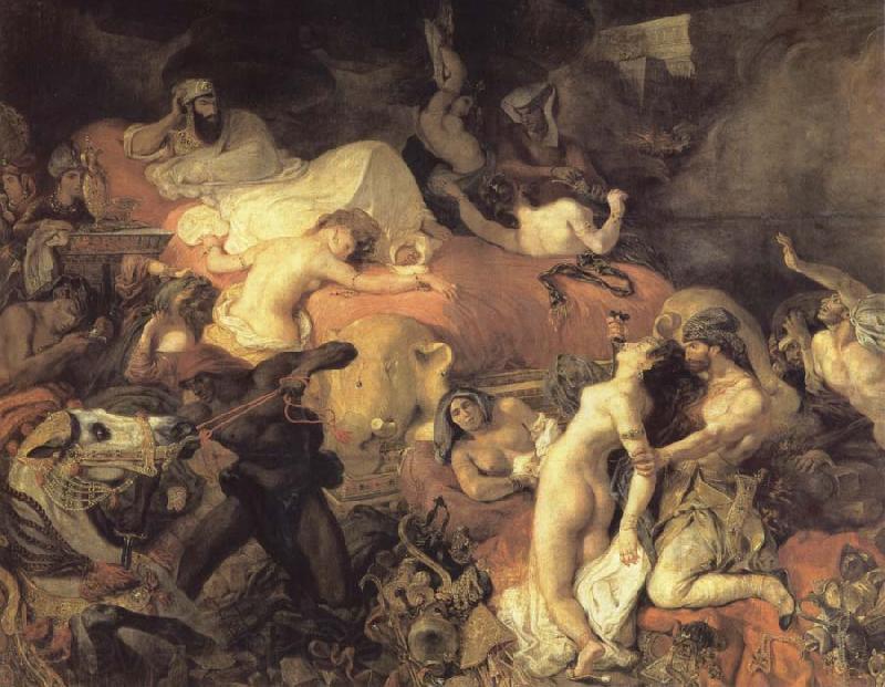 Eugene Delacroix Eugene Delacroix De kill of Sardanapalus Spain oil painting art